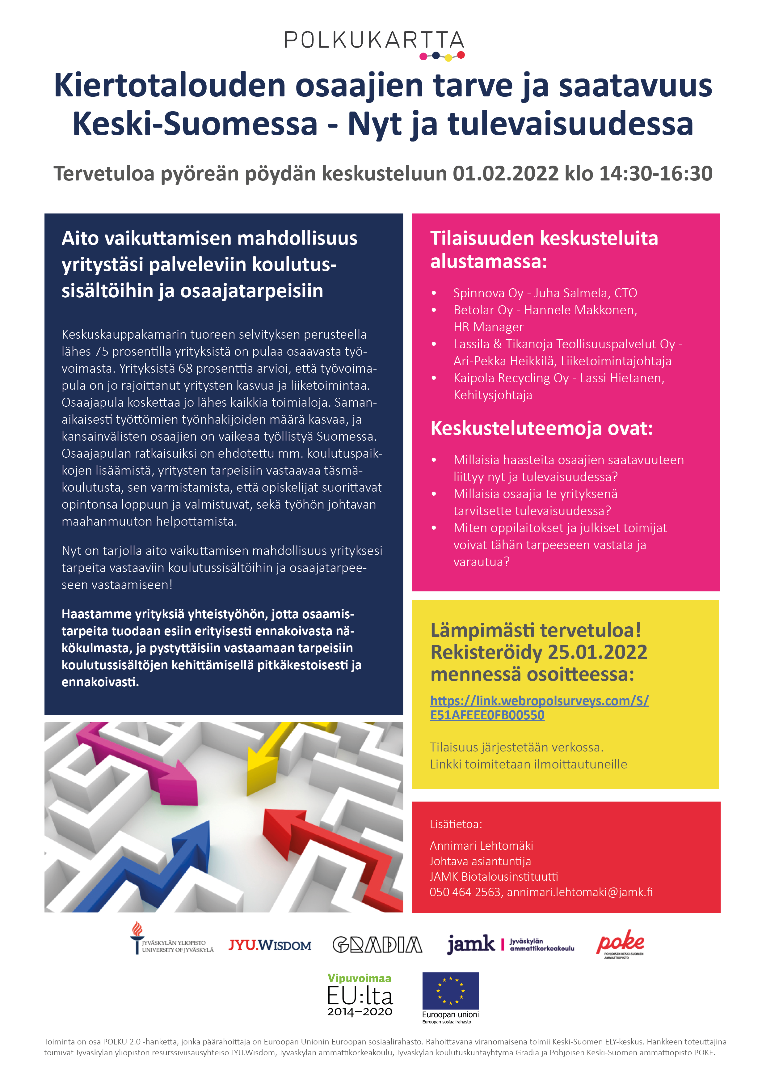 Kiertotalous-roundtable v2 Kutsu kiertotalouden pyöreän pöydän keskusteluun