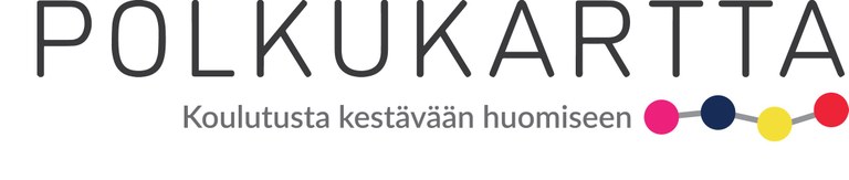 Polkukartta-koulutusta kestävään huomiseen Polkukartta-tunnus ja slogan: Koulutusta kestävään huomiseen